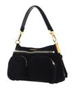 COCCINELLE Hyle Suede Handbag Noir COCCINELLE Hyle Suede Handbag Noir
