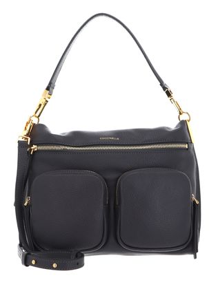 COCCINELLE Hyle Handbag Grained Leather Ardesia