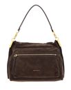 COCCINELLE Hyle Suede Handbag Coffee COCCINELLE Hyle Suede Handbag Coffee