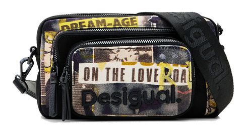Desigual Accessories Fabric Across Body Bag Black