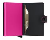 Secrid Miniwallet Matte Black & Fuchsia Secrid Miniwallet Matte Black & Fuchsia