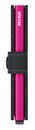 Secrid Miniwallet Matte Black & Fuchsia Secrid Miniwallet Matte Black & Fuchsia