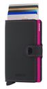 Secrid Miniwallet Matte Black & Fuchsia Secrid Miniwallet Matte Black & Fuchsia