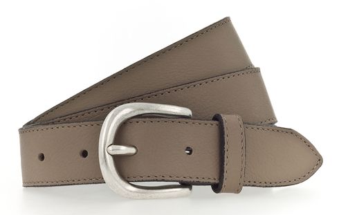 Vanzetti 30mm Leather Belt W95 Taupe