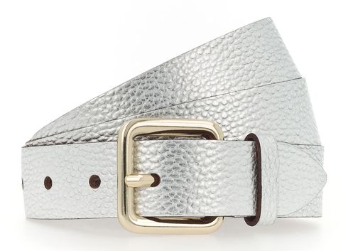 Vanzetti 30mm Metallic Belt W105 Silver Metallic