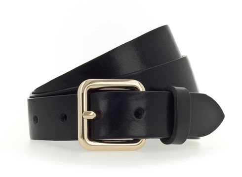 Vanzetti 30mm Leather Belt W95 Black