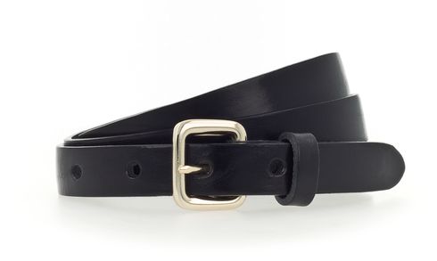 Vanzetti 20mm Leather Belt W95 Black