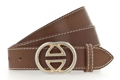 Vanzetti Leather Buckel Belt W80 Baileys