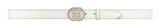 Vanzetti Leather Buckel Belt W90 White