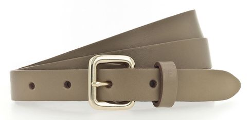 Vanzetti 20mm Leather Belt W90 Stone Taupe