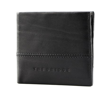 THE BRIDGE Damiano Credit Card Case Nero Abb. Rutenio Scuro