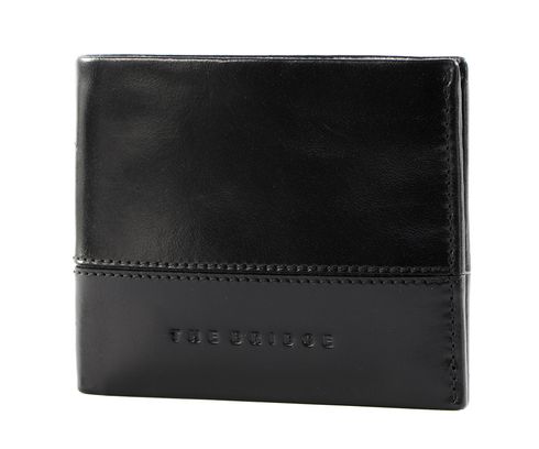 THE BRIDGE Man Wallet Nero Abb. Rutenio Scuro