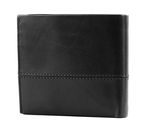 THE BRIDGE Damiano Man Wallet Nero Rutenio Scuro THE BRIDGE Damiano Man Wallet Nero Rutenio Scuro