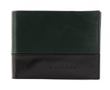 THE BRIDGE Damiano Man Wallet Malachite / Nero Rut. Scuro THE BRIDGE Damiano Man Wallet Malachite / Nero Rut. Scuro