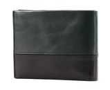 THE BRIDGE Damiano Man Wallet Malachite / Nero Rut. Scuro THE BRIDGE Damiano Man Wallet Malachite / Nero Rut. Scuro