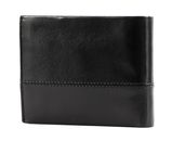 THE BRIDGE Damiano Man Wallet Nero Rutenio Scuro THE BRIDGE Damiano Man Wallet Nero Rutenio Scuro