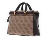 GUESS Sestri Mini Satchel Bag Latte Logo / Brown GUESS Sestri Mini Satchel Bag Latte Logo / Brown