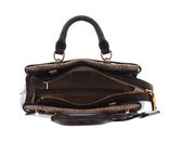 GUESS Sestri Mini Satchel Bag Latte Logo / Brown GUESS Sestri Mini Satchel Bag Latte Logo / Brown