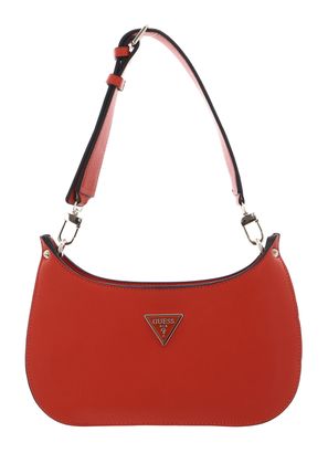 GUESS Meridian Mini Top Zip Shoulder Bag Orange