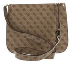 GUESS Meridian Shoulder Bag Latte Logo