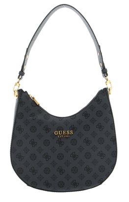 GUESS Fynna Hobo Charcoal Logo