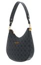 GUESS Fynna Hobo Charcoal Logo