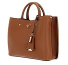 GUESS Meridian Girlfriend Satchel Cognac GUESS Meridian Girlfriend Satchel Cognac
