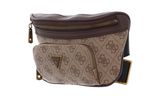 GUESS Vezzola Smart Compact Bum Bag Beige / Brown GUESS Vezzola Smart Compact Bum Bag Beige / Brown