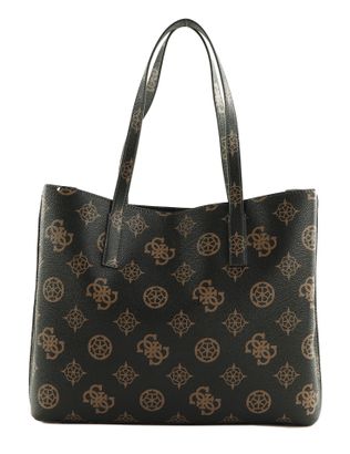 GUESS Borsa A Tracolla Meridian Flap - Mocha Logo (Marrone), 25x18x8 Cm - 2