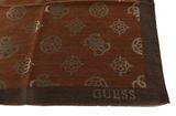 GUESS Fynna Kefiah Scarf 125X125 Mocha Logo GUESS Fynna Kefiah Scarf 125X125 Mocha Logo
