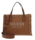 GUESS Silvana 2 Compartment Tote Cognac GUESS Silvana 2 Compartment Tote Cognac