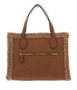 GUESS Silvana 2 Compartment Tote Cognac GUESS Silvana 2 Compartment Tote Cognac