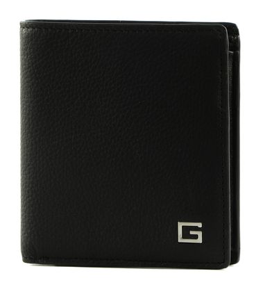 GUESS New Zurigo Small Billfold With Coin Pocket Black