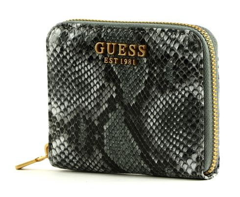 GUESS Laurel SLG Small Zip Around Wallet Sage Multi