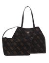 GUESS Vikky Large Tote Brown Logo GUESS Vikky Large Tote Brown Logo