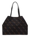 GUESS Vikky Large Tote Brown Logo GUESS Vikky Large Tote Brown Logo