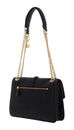 GUESS G James Logo Convertible Flap Crossbody Bag Black Logo