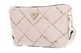 GUESS Zaina Top Zip Crossbody Bag Stone