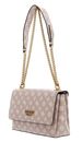 GUESS Fynna Convertible Crossbody Flap Bag Light Rose Logo GUESS Fynna Convertible Crossbody Flap Bag Light Rose Logo