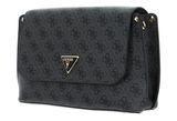 GUESS Meridian Flap Crossbody Bag Coal Logo GUESS Meridian Flap Crossbody Bag Coal Logo