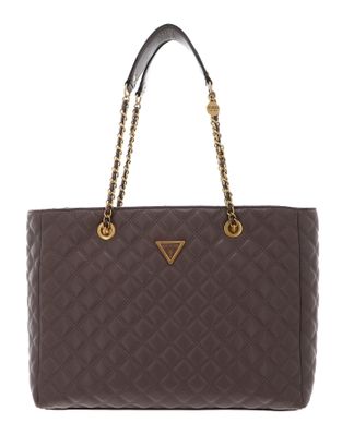 GUESS Giully Tote Dark Taupe