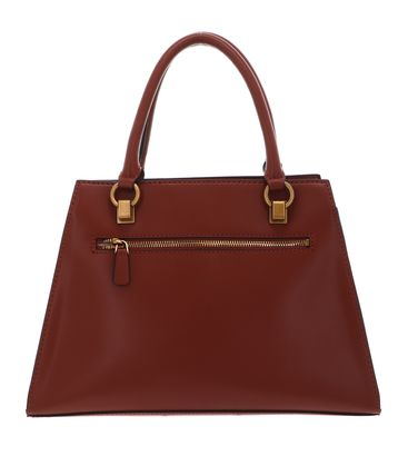 GUESS Handtasche Stephi Girlfriend Satchel Bag Whiskey | modeherz