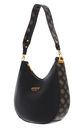 GUESS Fynna Hobo Bag Black / Mocha Logo GUESS Fynna Hobo Bag Black / Mocha Logo