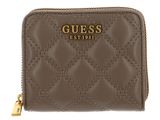 GUESS Giully SLG Small Zip Around Wallet Dark Taupe GUESS Giully SLG Small Zip Around Wallet Dark Taupe