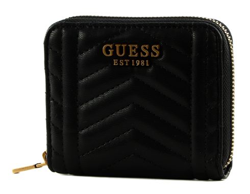 GUESS Lovide SLG Small Zip Around Wallet Black