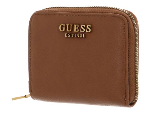 GUESS Arja SLG Small Zip Around Wallet Cognac