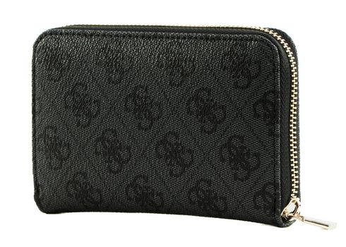 Portafoglio GUESS Laurel II SLG Flap Organizer – Grigio Scuro, Compatto E Elegante Con Scomparti Multipli