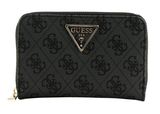 GUESS Laurel SLG Medium Zip Around Wallet Coal Logo GUESS Laurel SLG Medium Zip Around Wallet Coal Logo