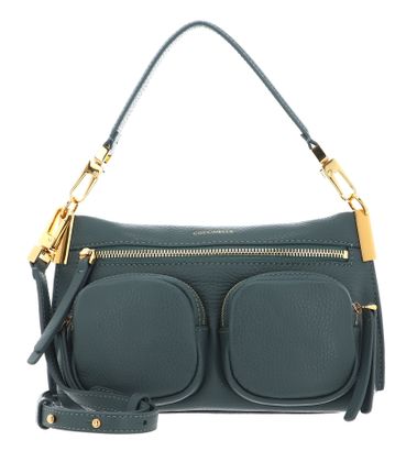 COCCINELLE Hyle Handbag Grained Leather Kale Green