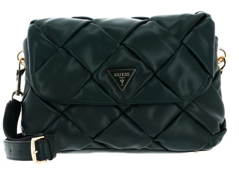 GUESS Zaina Flap Shoulder Bag Forest